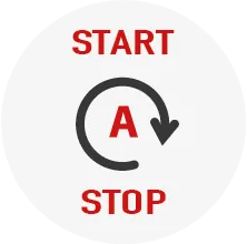 Where applicable we are able to switch off the Start/Stop function rendering it inactive, and preventing the engine from automatically turning off when stationary.